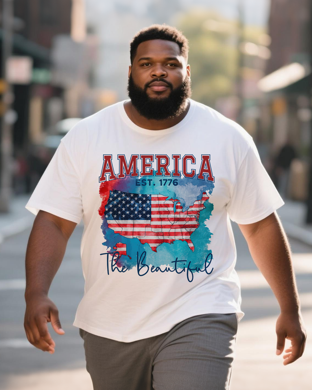 The Fourth of July Plus Size Short Sleeve T-Shirt