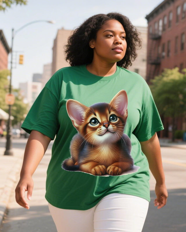 Adorable pets Women's Plus Size T-shirts