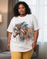 black girl Women's Plus Size T-shirts