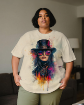 black girl Women's Plus Size T-shirts