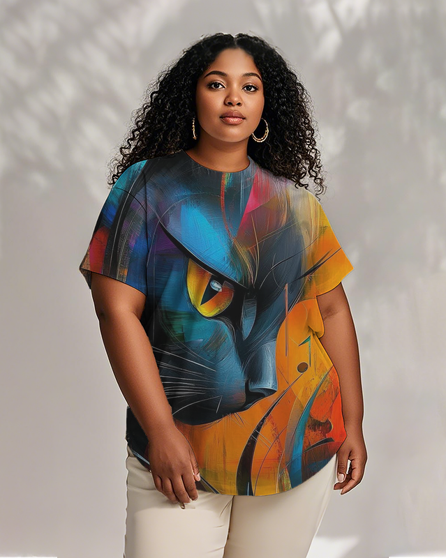 black girl Women's Plus Size T-shirts