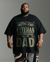 War - themed Silhouettes  Men's Plus Size Short Sleeve T-Shirt