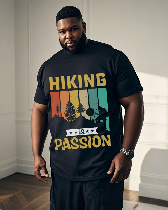 Men's Plus Size Short Sleeve T-Shirt