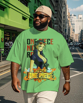 One Piece  Men's Plus Size Short Sleeve T-Shirt