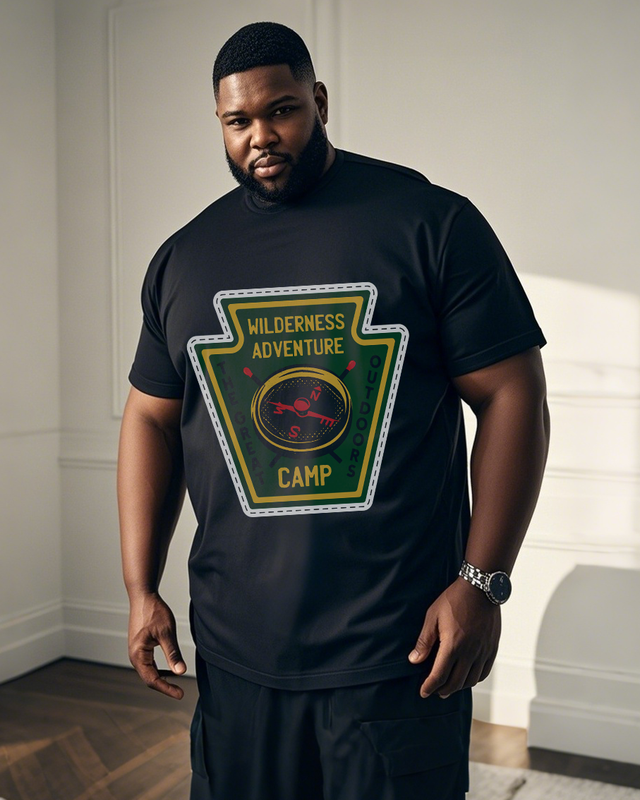 Men's Plus Size Short Sleeve T-Shirt