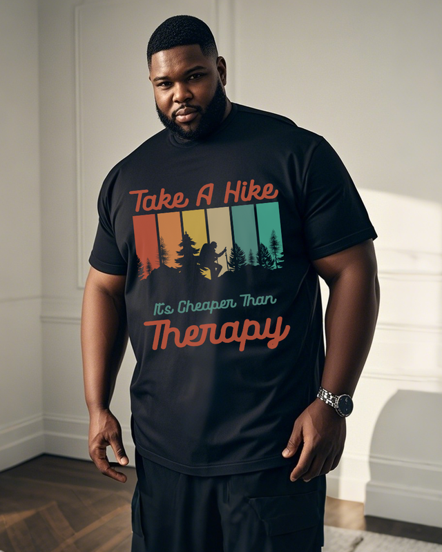 Men's Plus Size Short Sleeve T-Shirt
