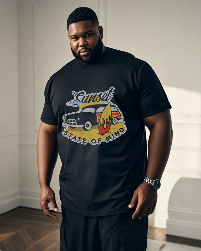 Men's Plus Size Short Sleeve T-Shirt