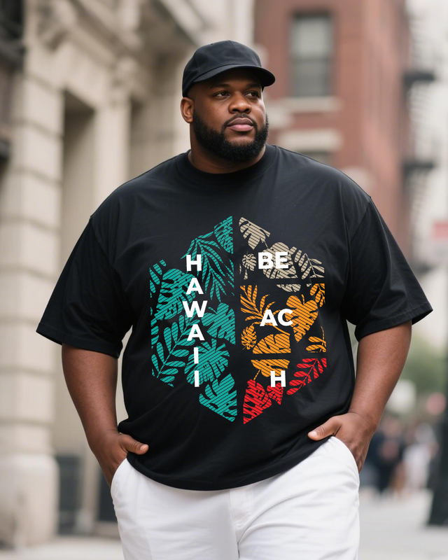 Men's Plus Size Short Sleeve T-Shirt