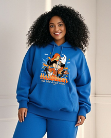 Women's Plus Size  Long Sleeve Hoodie