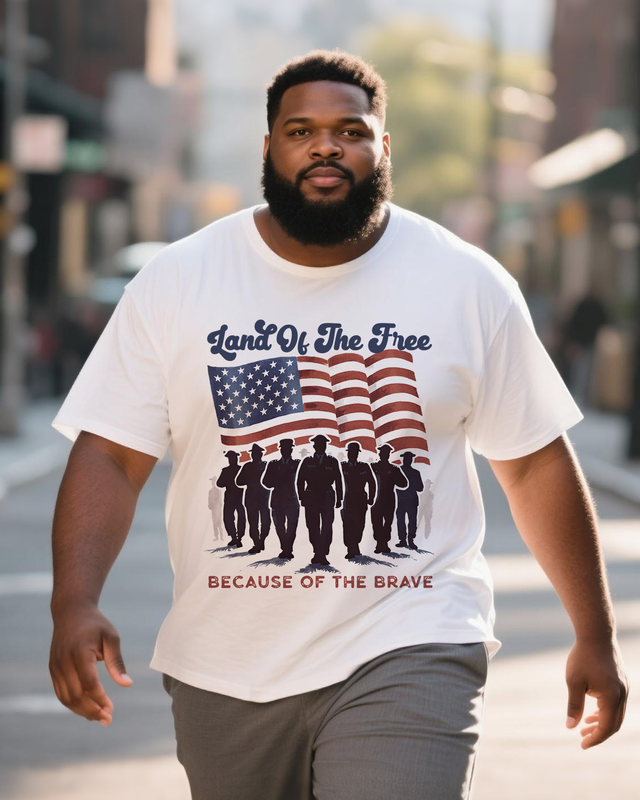 The Fourth of July Plus Size Short Sleeve T-Shirt