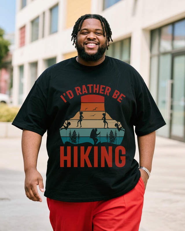 Men's Plus Size Short Sleeve T-Shirt