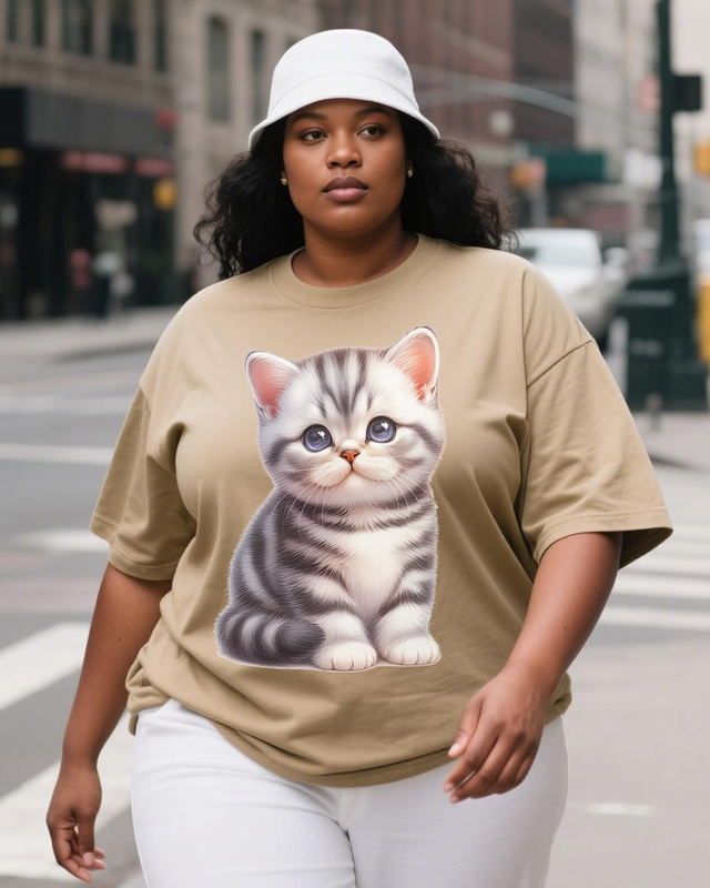 Adorable pets Women's Plus Size T-shirts
