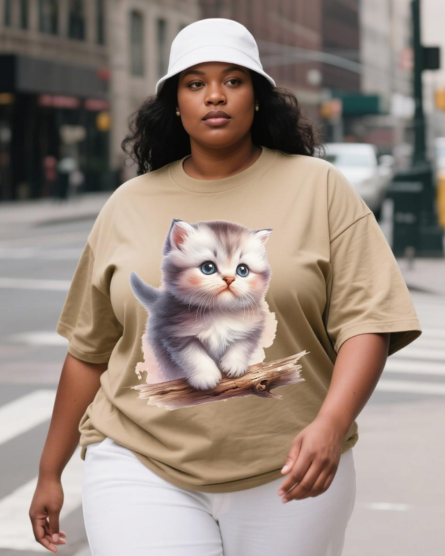 Adorable pets Women's Plus Size T-shirts