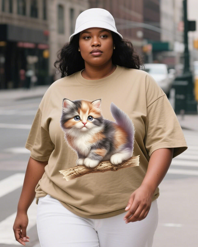 Adorable pets Women's Plus Size T-shirts