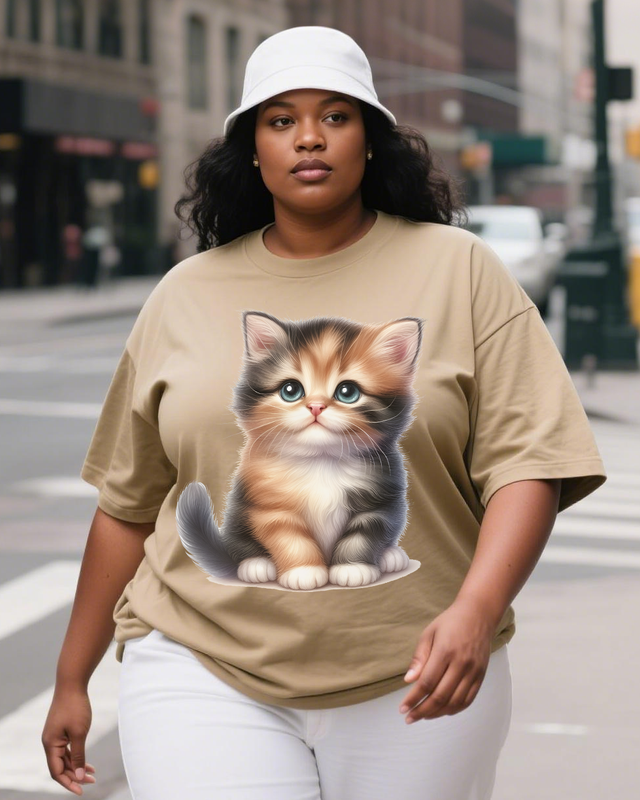 Adorable pets Women's Plus Size T-shirts