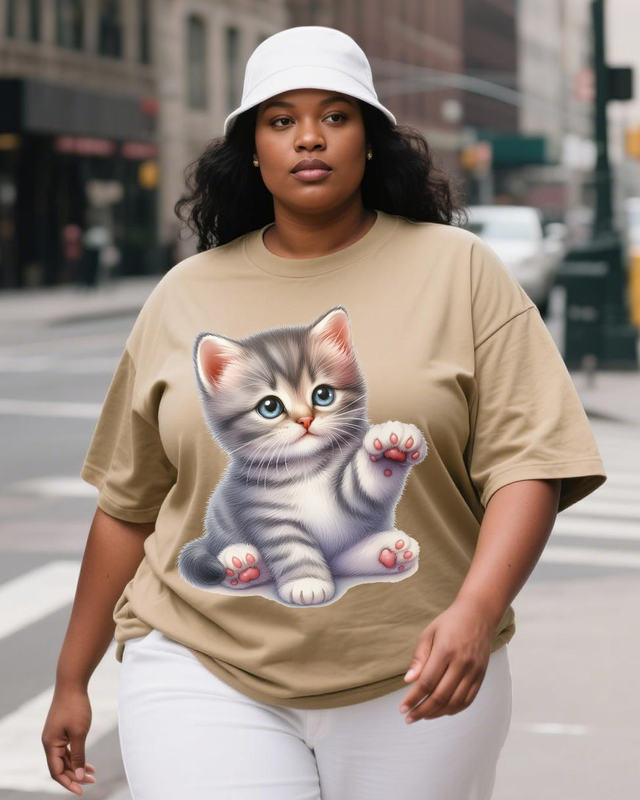 Adorable pets Women's Plus Size T-shirts
