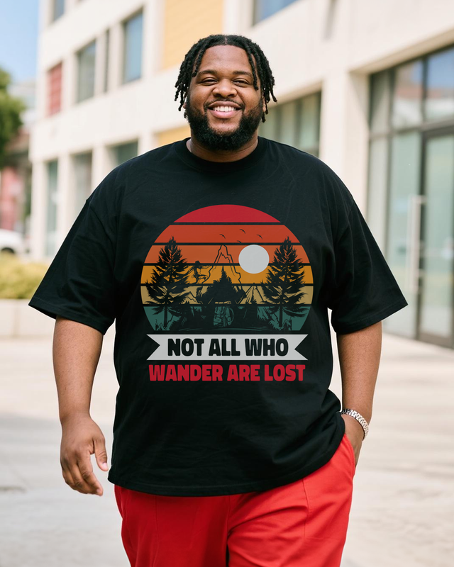 Men's Plus Size Short Sleeve T-Shirt
