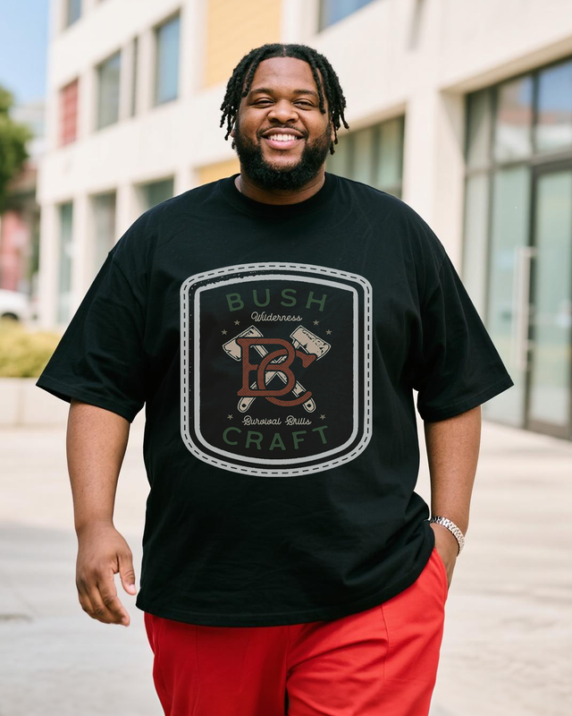 Men's Plus Size Short Sleeve T-Shirt