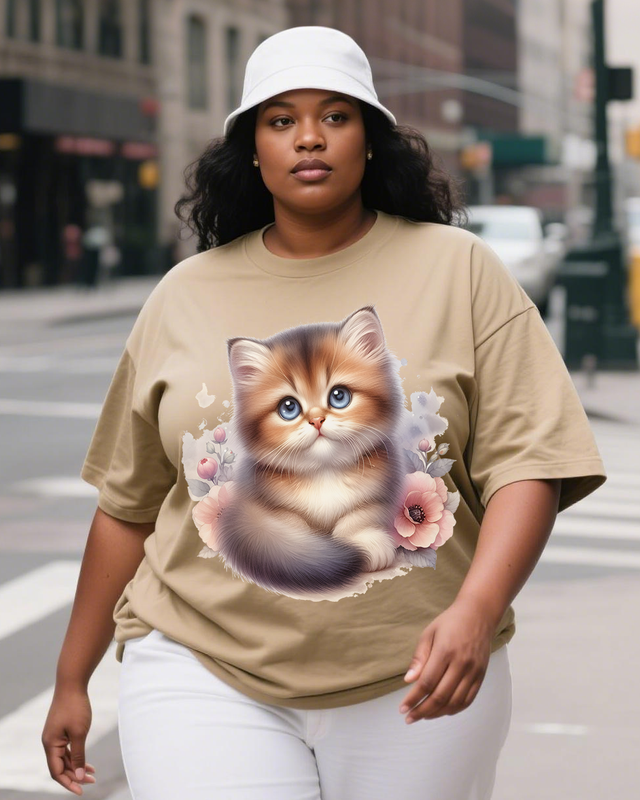 Adorable pets Women's Plus Size T-shirts