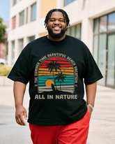 Men's Plus Size Short Sleeve T-Shirt