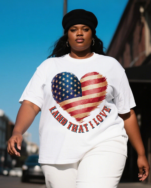The Fourth of July Women's Plus Size T-shirts