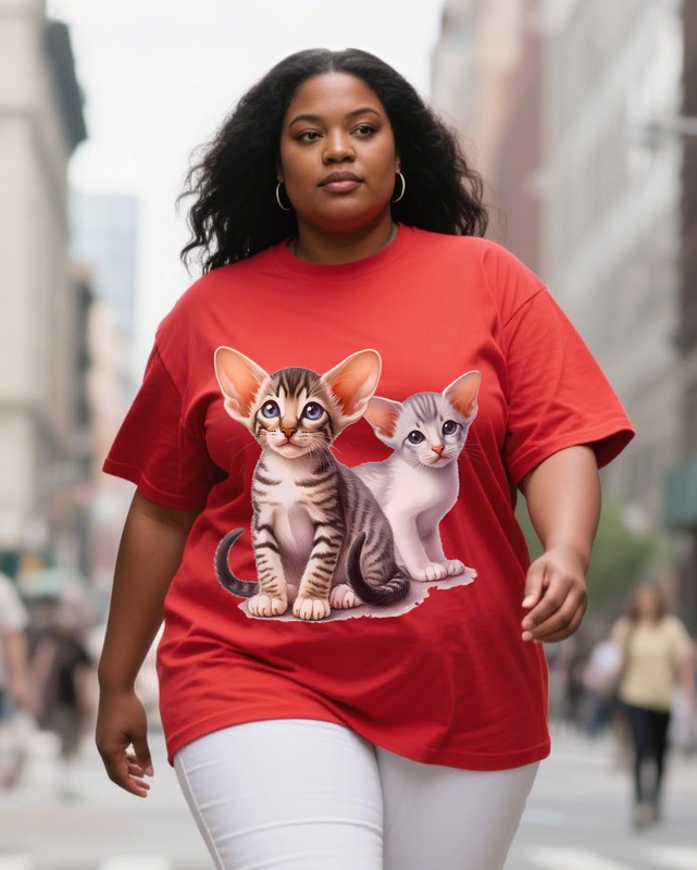 Adorable pets Women's Plus Size T-shirts