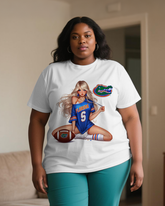 black girl Women's Plus Size T-shirts