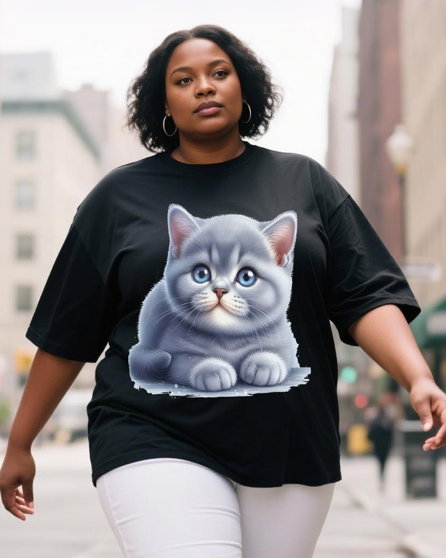 Adorable pets Women's Plus Size T-shirts