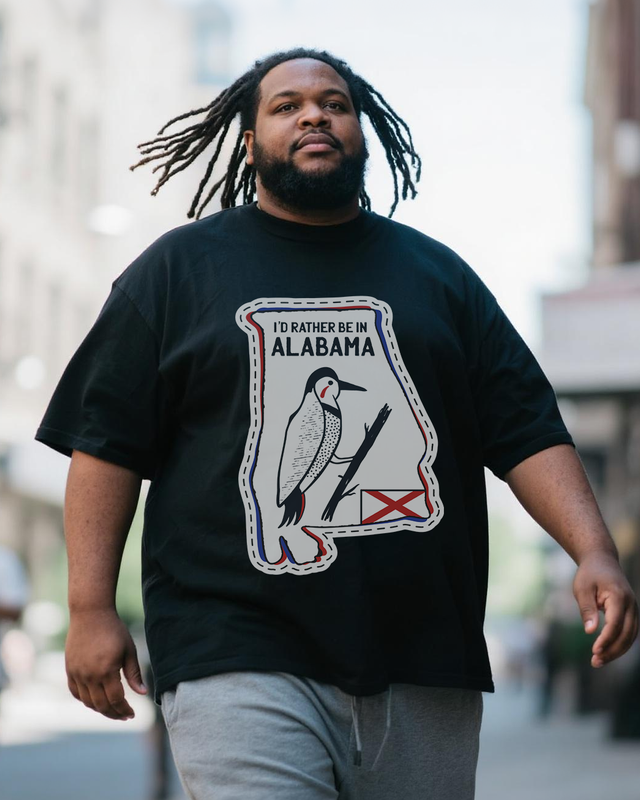 Men's Plus Size Short Sleeve T-Shirt