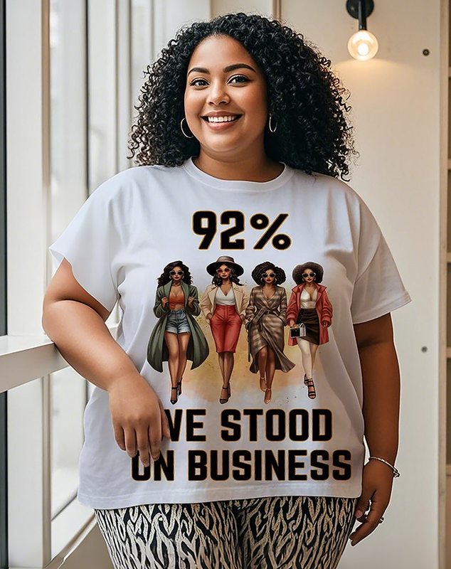 92% Women's Plus Size T-shirts