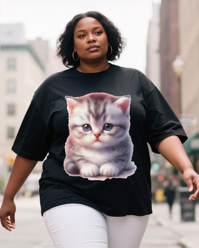 Adorable pets Women's Plus Size T-shirts
