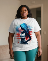 black girl Women's Plus Size T-shirts