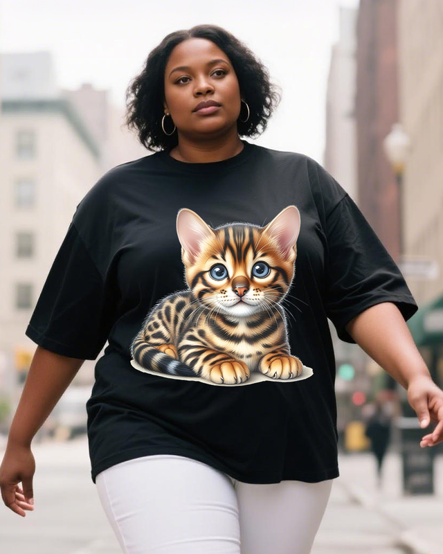 Adorable pets Women's Plus Size T-shirts