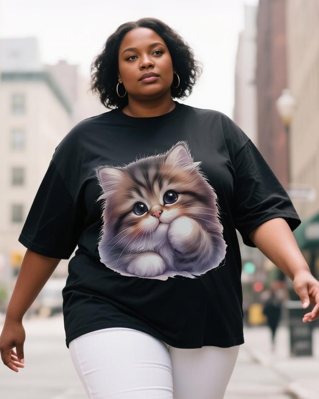 Adorable pets Women's Plus Size T-shirts