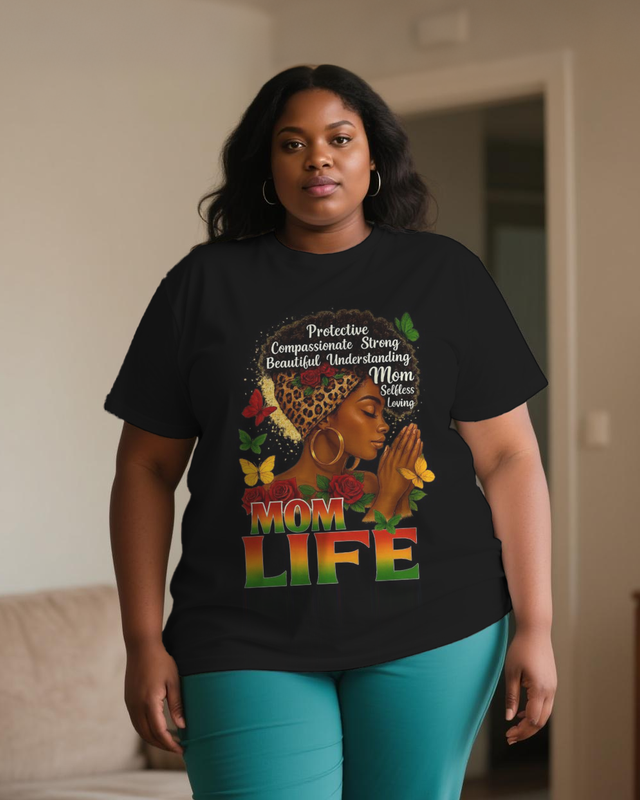 black girl Women's Plus Size T-shirts