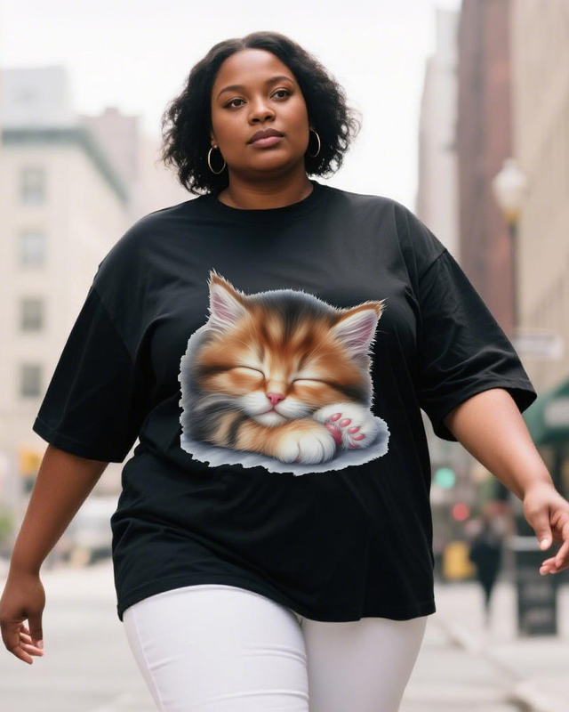 Adorable pets Women's Plus Size T-shirts
