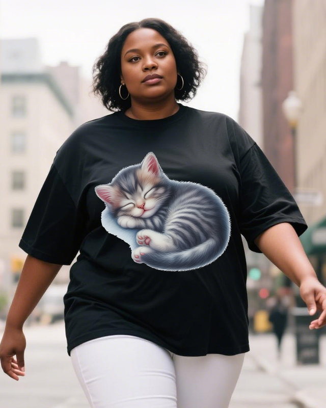 Adorable pets Women's Plus Size T-shirts