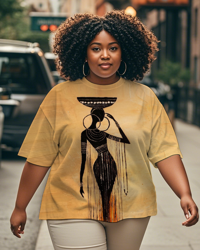 African elements Women's Plus Size T-shirts