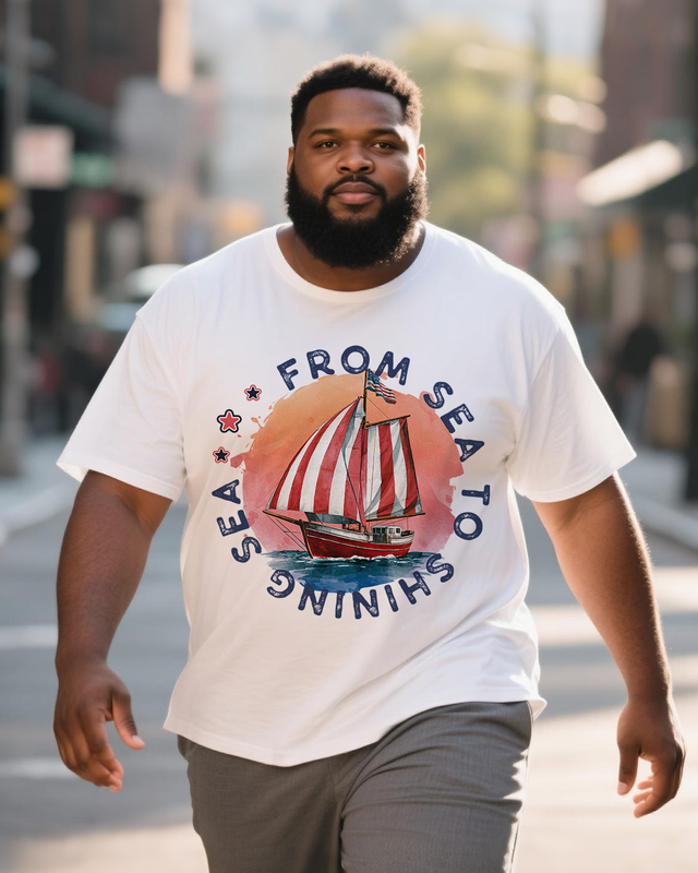 The Fourth of July Plus Size Short Sleeve T-Shirt