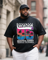 Men's Plus Size Short Sleeve T-Shirt