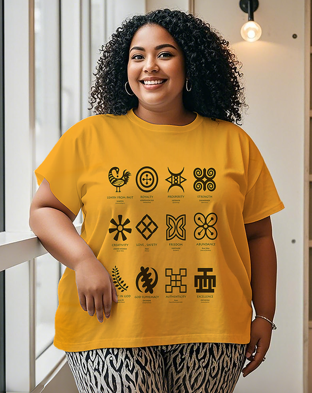 Adinkra Women's Plus Size T-shirts