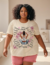 African - American girl Women's Plus Size T-shirts