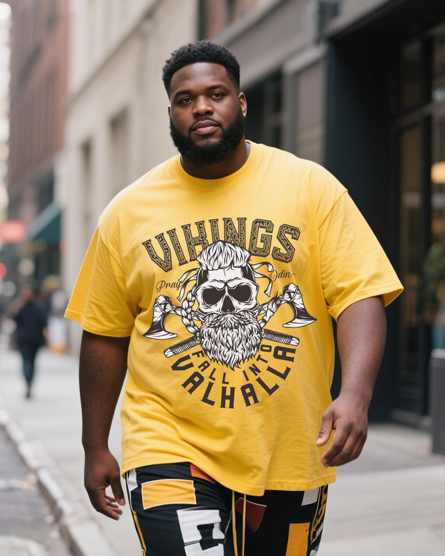 Asgaard Men's Plus Size Short Sleeve T-Shirt