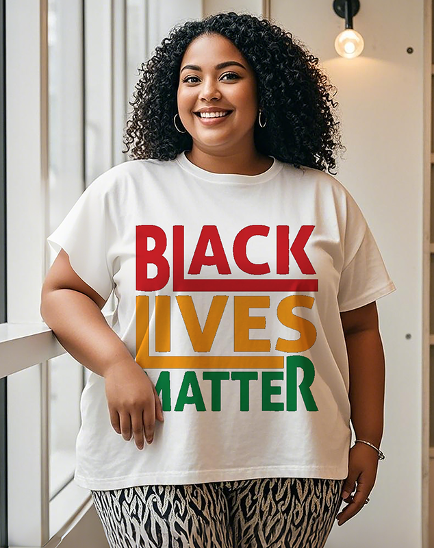 BLM Women's Plus Size T-shirts