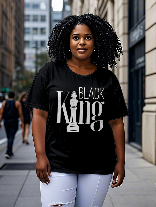 Black King Women's Plus Size T-shirts