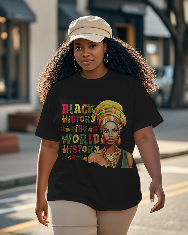 Black girl Women's Plus Size T-shirts