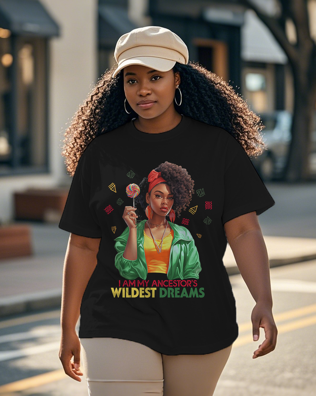 Black girl Women's Plus Size T-shirts