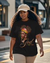 Black girl Women's Plus Size T-shirts