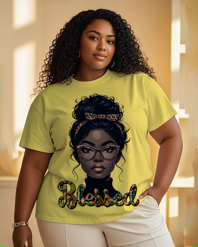 Black girl Women's Plus Size T-shirts
