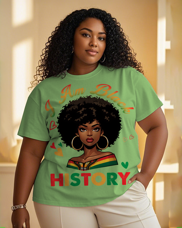 Black girl Women's Plus Size T-shirts